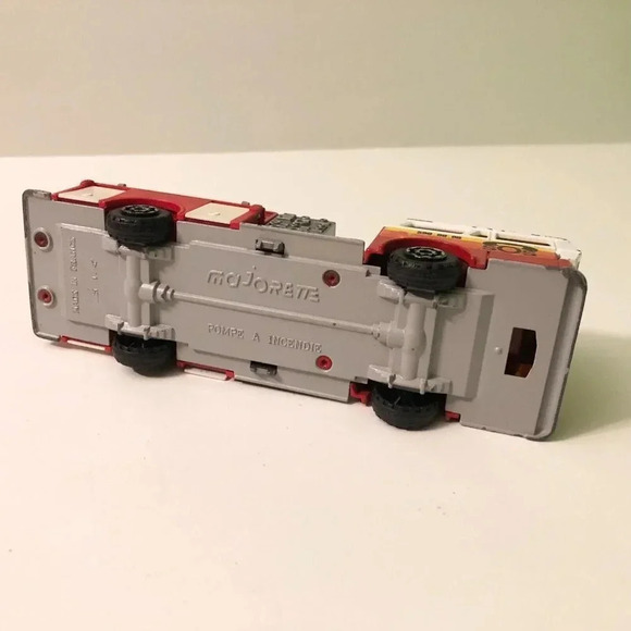 Vintage Majorette Fire Truck Engine Diecast Pompe A Incendie Made in  France - Picture 8 of 15